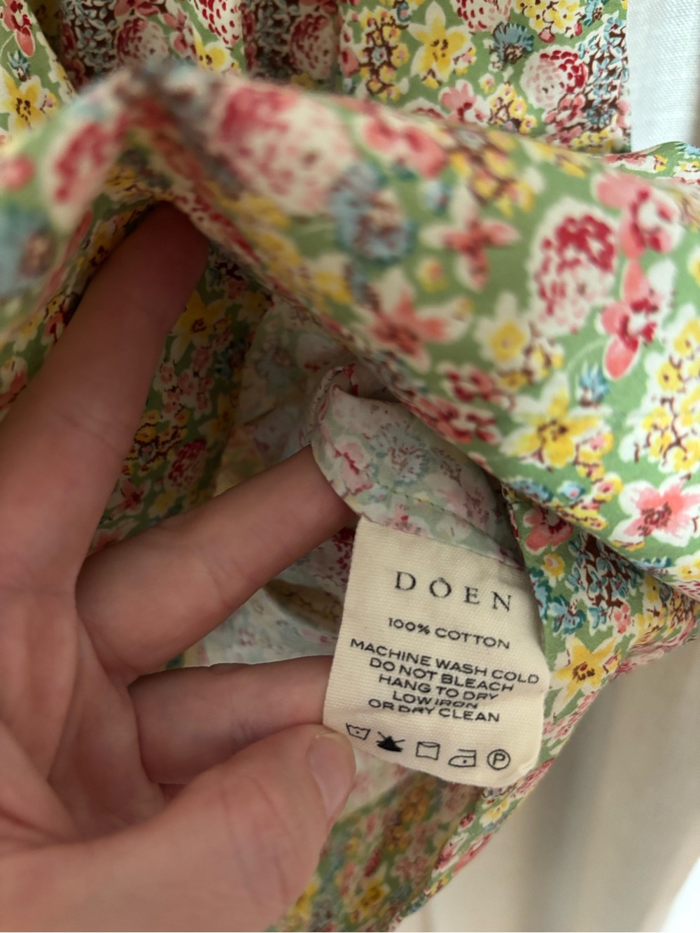 Doen Dee Dress - Chrysanthemum Sky Floral - Picture 7 of 8